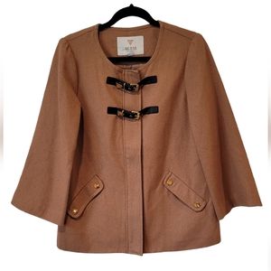 GUESS Casual Jacket Brown Batwing with Buckle Small